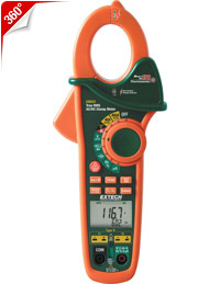 EXTECH EX623( CLAMP METER AC/ DC TRMS DUAL TYPE K+ IR)