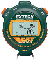 EXTECH HW 30( STOPWATCH, HEAT INDEX)